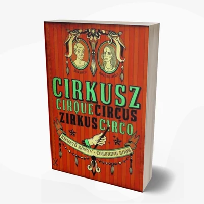 Cirkusz felnőtt kifestő